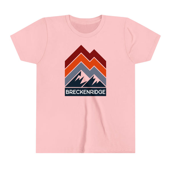 Breckenridge, Colorado Youth Shirt - Retro Mountain Breckenridge Kid's T-Shirt