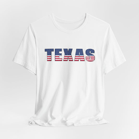 Texas T-shirt - Patriotic USA Stars Stripes Shirt