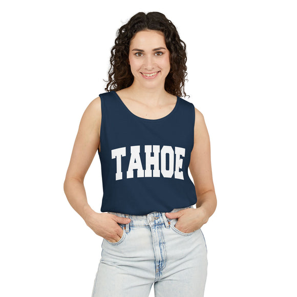 Lake Tahoe, California Tank Top Unisex | Comfort Colors - 100% Cotton