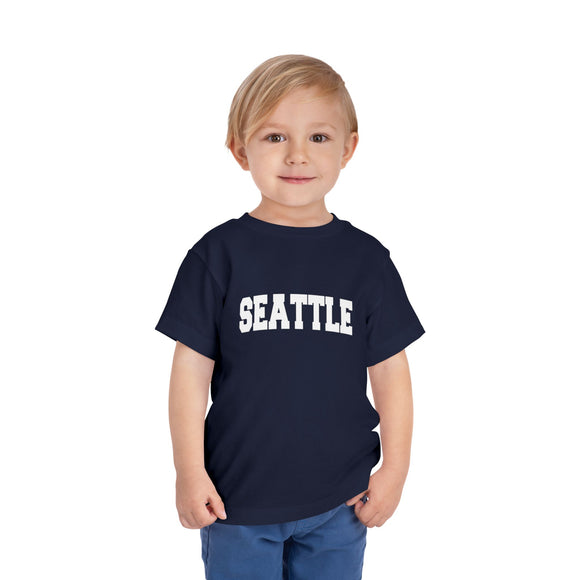 Seattle, Washington Toddler Graphic Tee - Kids Seattle Vacation Shirt