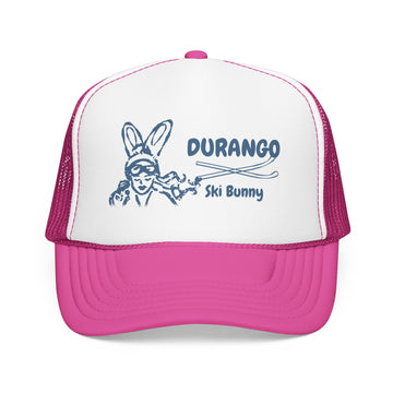 Buy hot-pink-white-hot-pink Durango, Colorado Ski Bunny Trucker Hat