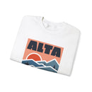 Alta, Utah Sweatshirt Retro Mountains, Alta Unisex Graphic Crewneck-7