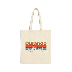 Durango, Colorado Tote Bag - Cotton Canvas Durango Bag