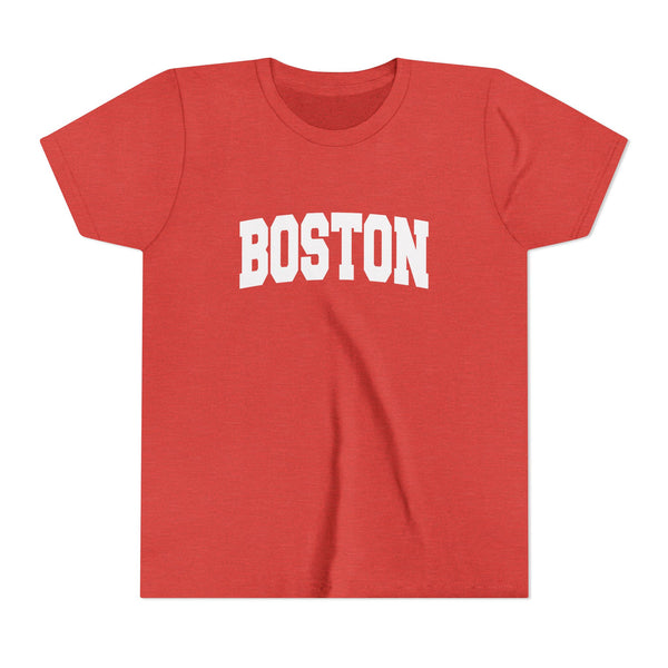 Boston, Massachusetts Youth Graphic Tee - Kids Boston T Shirt