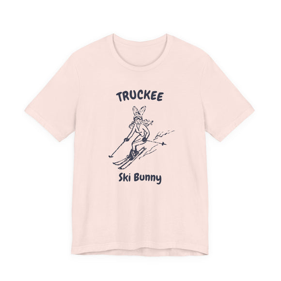 Truckee, California Ski Bunny T‑Shirt — Retro Skiing Graphic Tee