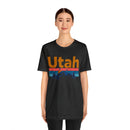 Utah T-Shirt - Mountain Sunset Unisex Utah Shirt-45