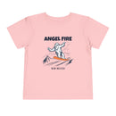 Angel Fire, New Mexico Yeti Snowboard Toddler Tee-6