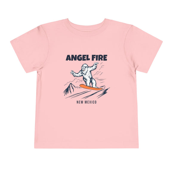 Angel Fire, New Mexico Yeti Snowboard Toddler Tee
