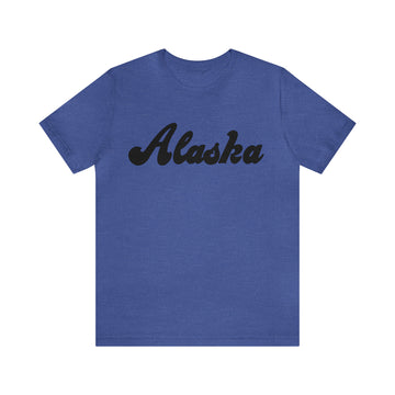 Buy heather-true-royal Alaska T-Shirt - Retro Unisex Alaska Shirt