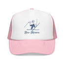 New Mexico Snow Ski Trucker Hat — Retro Skier Foam Cap-1