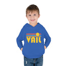 Vail, Colorado Toddler Hoodie - Retro Sunrise Unisex Vail Toddler Sweatshirt-7