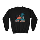 San Jose, California Youth Sweatshirt - Unisex Kid's San Jose Sweatshirt-2