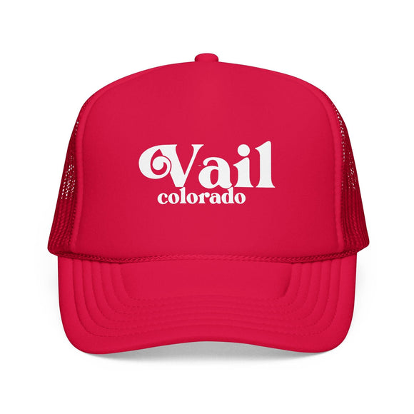 Kids Vail, Colorado Trucker Hat Foam - Youth Snapback Cap