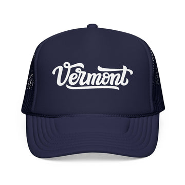 Kids Vermont Trucker Hat Vintage Souvenir Snapback Youth Cap
