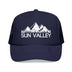 Kids Sun Valley, Idaho Trucker Hat - Youth Snapback Cap on white background