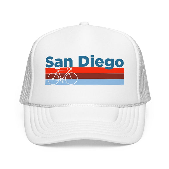 Kids San Diego, California Trucker Hat Foam Bike - Youth Cap