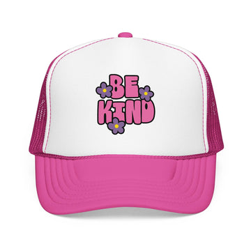 Kids Be Kind Trucker Hat Boho - Youth Snapback Cap