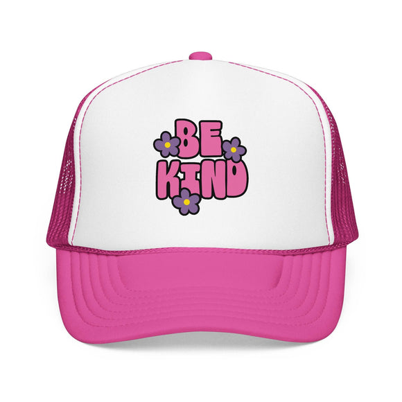 Kids Be Kind Trucker Hat Boho - Youth Snapback Cap