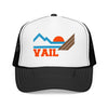Kids Vail, Colorado Trucker Hat Mountain - Youth Snapback