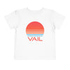 Vail, Colorado Toddler T-Shirt - Retro 80s Toddler Vail Shirt