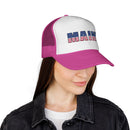 Maine Stars and Stripes Trucker Cap | American Flag State Design-16