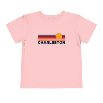 Buy pink Charleston, South Carolina Toddler T-Shirt - Retro Sun Tee