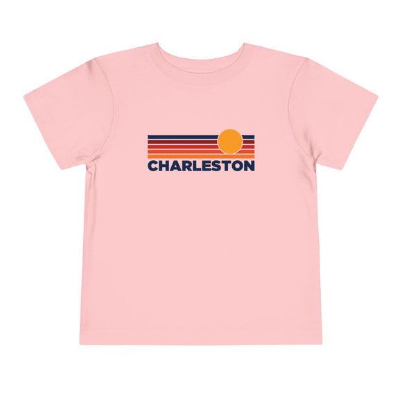 Charleston, South Carolina Toddler T-Shirt - Retro Sun Tee