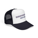Brooklyn, New York Foam Trucker Hat - Retro Pastel Script Mesh Cap-11