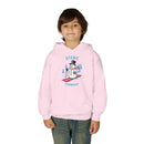 Stowe, Vermont Youth Hoodie - Skiing Snowman Kids Stowe Hooded Sweatshirt-15