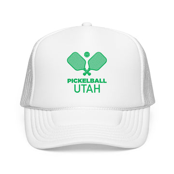 Buy white Utah Pickleball Trucker Hat - Foam Utah Cap