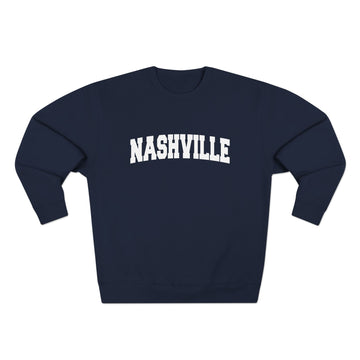 Buy navy Premium Nashville, Tennessee Retro Graphic Sweatshirt