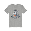 Bend, Oregon Yeti Snowboard Youth Tee - Kids Skiing Shirt-3