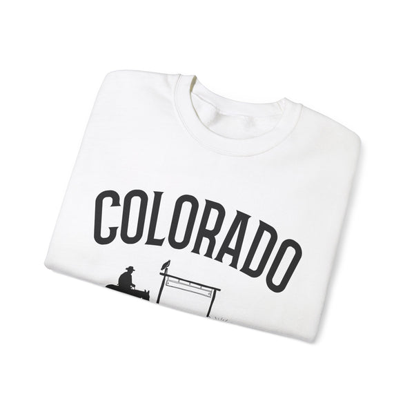 Colorado Sweatshirt - Mountain Cowboy Graphic Crewneck
