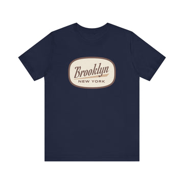 Brooklyn, New York T-Shirt - Retro Unisex Brooklyn Shirt - Oval Badge