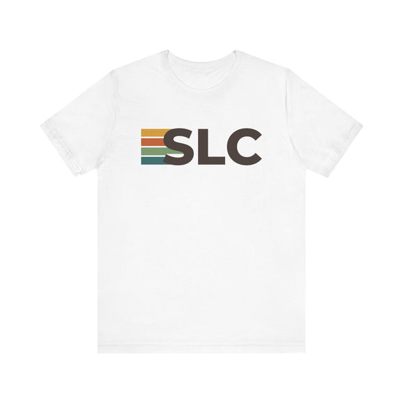Salt Lake City, Utah tee - SLC t shirt retro stripes