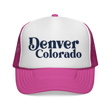 Buy pink Denver, Colorado Retro Trucker Hat