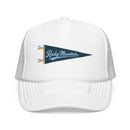 Rocky Mountain National Park Pennant Trucker Hat — Vintage Foam Mesh Cap-6