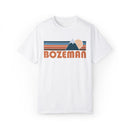 Bozeman, Montana Graphic Tee, Comfort Colors Retro Unisex Bozeman T shirt, Mountain Adventure Shirt-1