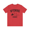 Wyoming Cowboy T Shirt - Wyoming Graphic Tee