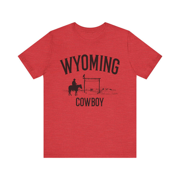 Wyoming Cowboy T Shirt - Wyoming Graphic Tee