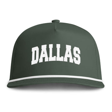 Buy moss Dallas, Texas Embroidered Rope Hat - Vintage Sunwashed Rope Cap, Comfort Colors