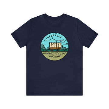 Buy navy Nebraska T-Shirt - Unisex Nebraska Shirt