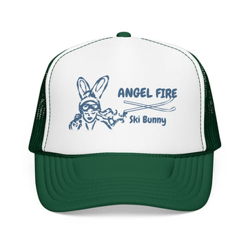 Buy kelly-white-kelly Angel Fire, New Mexico Ski Bunny Trucker Hat
