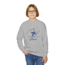 Stowe, Vermont Youth Crewneck Sweatshirt - Snow Ski Unisex Kid's Stowe, Vermont Sweatshirt-8