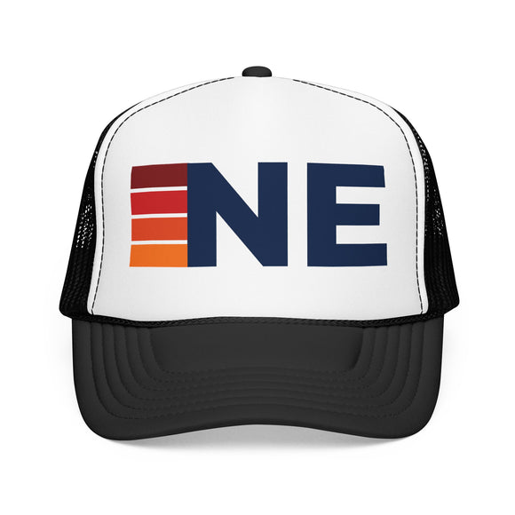 Nebraska Trucker Hat - NE Abbr retro cap