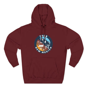 Buy burgundy Premium Taos, New Mexico Ski Lift Hoodie