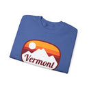 Vermont Sweatshirt - Unisex Retro Ombre Vermont Crewneck Sweatshirt-27
