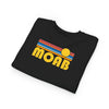 Moab, Utah Toddler Sweatshirt - Retro Sun Moab Toddler Crewneck Sweatshirt