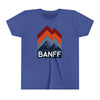 Banff, Canada Youth Shirt - Retro Mountain Banff Kid's T-Shirt