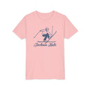 Jackson Hole, Wyoming Youth Vintage Snow Ski Graphic Tee - Kids Jackson Hole T Shirt-15